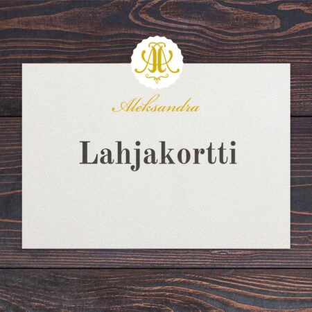 aleksandra lahjakortti